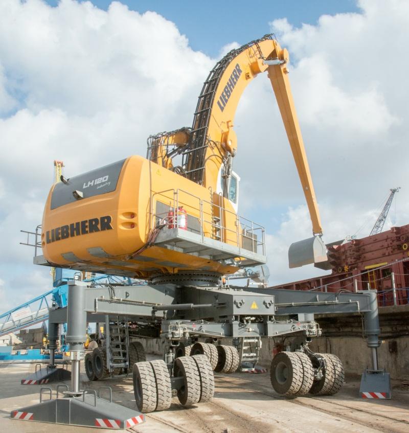 A Liebherr LH 120 M mobile material handler transforms handling at the
