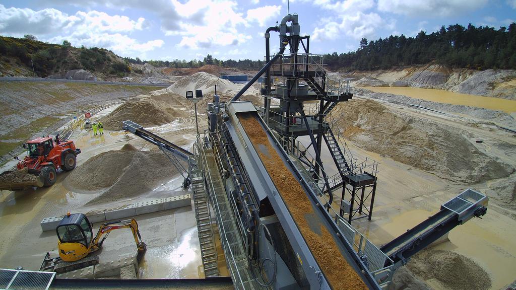 Successful longterm contract sand processing for Hanson’s Masters