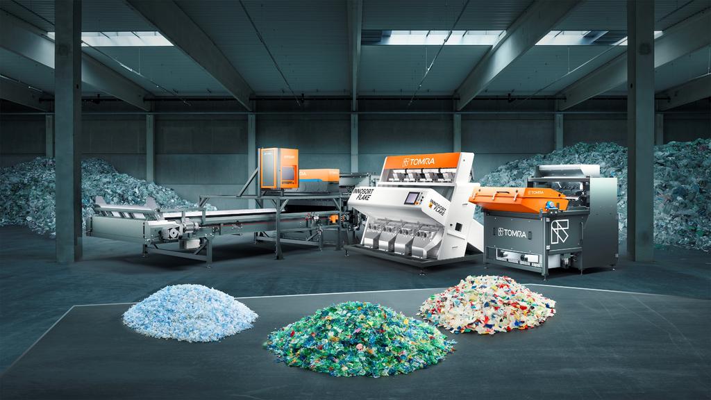 TOMRA Sorting Recycling’s latest plastic flake sorting solutions