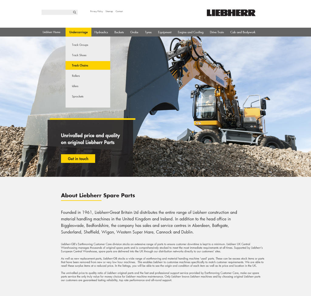 Liebherr Gb Launch A New Spare Parts Website Hub 4