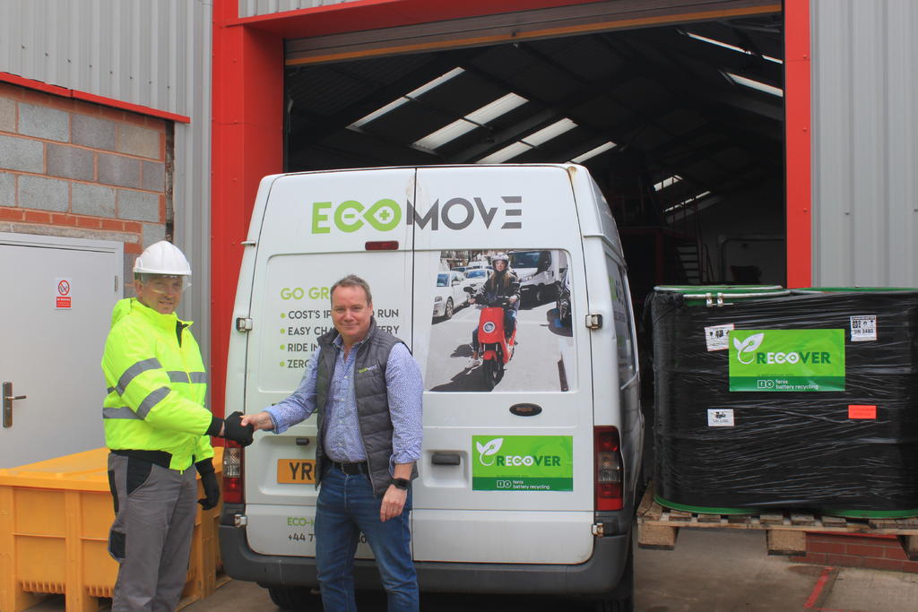 UK first sustainable battery recycling scheme for eBike, scooter and