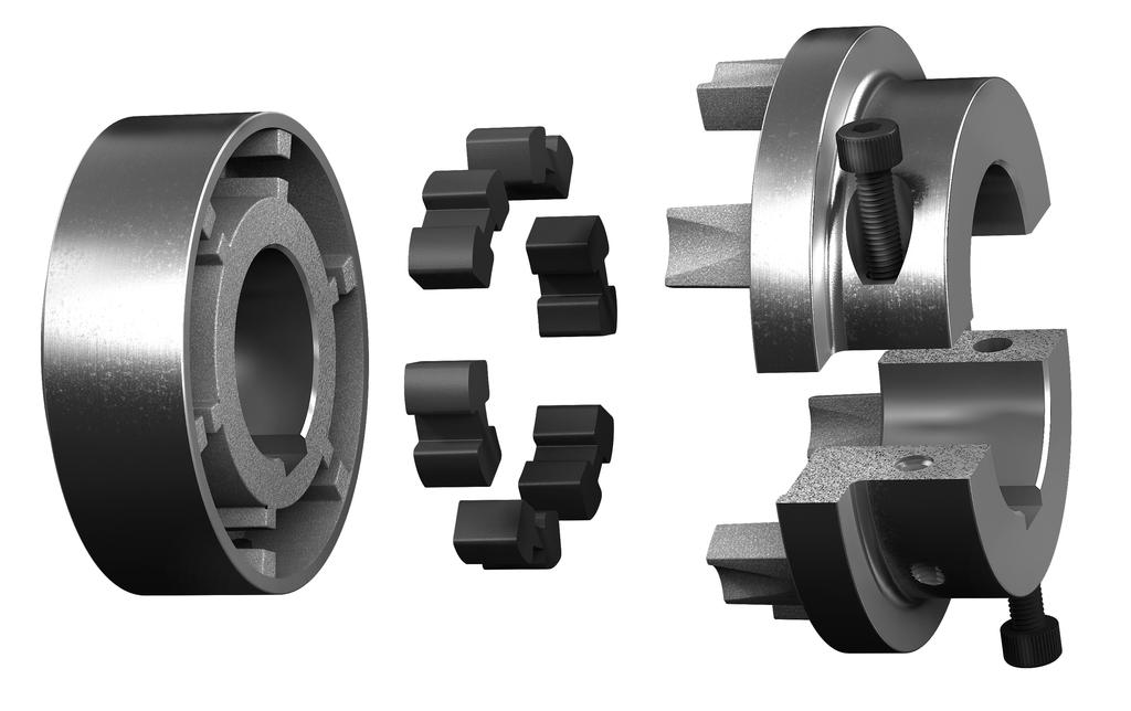 New short and servicefriendly shaft coupling Hub4