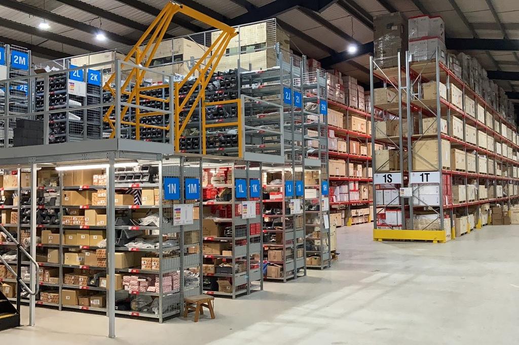 New SANY UK parts warehouse opens for business Hub4