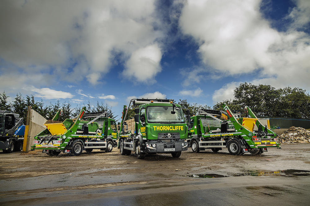 Thorncliffe Skip Hire expand their fleet with six brandnew Hiab